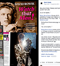 2 jours après la parution du magazine Rolling Stone 78, la page Facebook officielle de David Bowie relaie un extrait du dossier 16 pages qui lui est consacré.