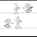 Illustrations pour le site MADE-IN-TH - "Le HANDICAP MOTEUR" - Bannière (1/4) - © Natacha Latappy 2012